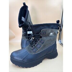Sorel Scout 87 XT WP Men Waterproof Insulated Winter Boots Black Quarry Size 13
